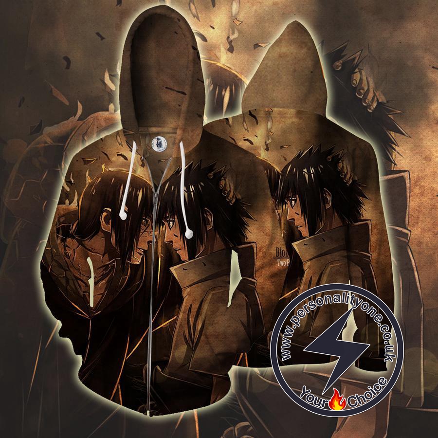 Naruto - Sasuki & Itachi Zip Up - Hoodies Jackets